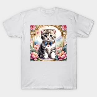 Cute Scottish Fold Kitten T-Shirt